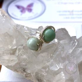 jade properties healing stud wrap earrings wire silver metaphysical benefits